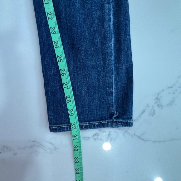 Kut From The Kloth Womens Jeans 4 Distressed Denim Dark‎ Wash Straight Leg - Picture 6 of 7